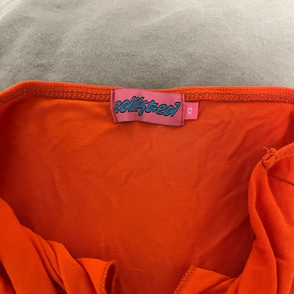 Orange Edikted Halter Top - Picture 3 of 4